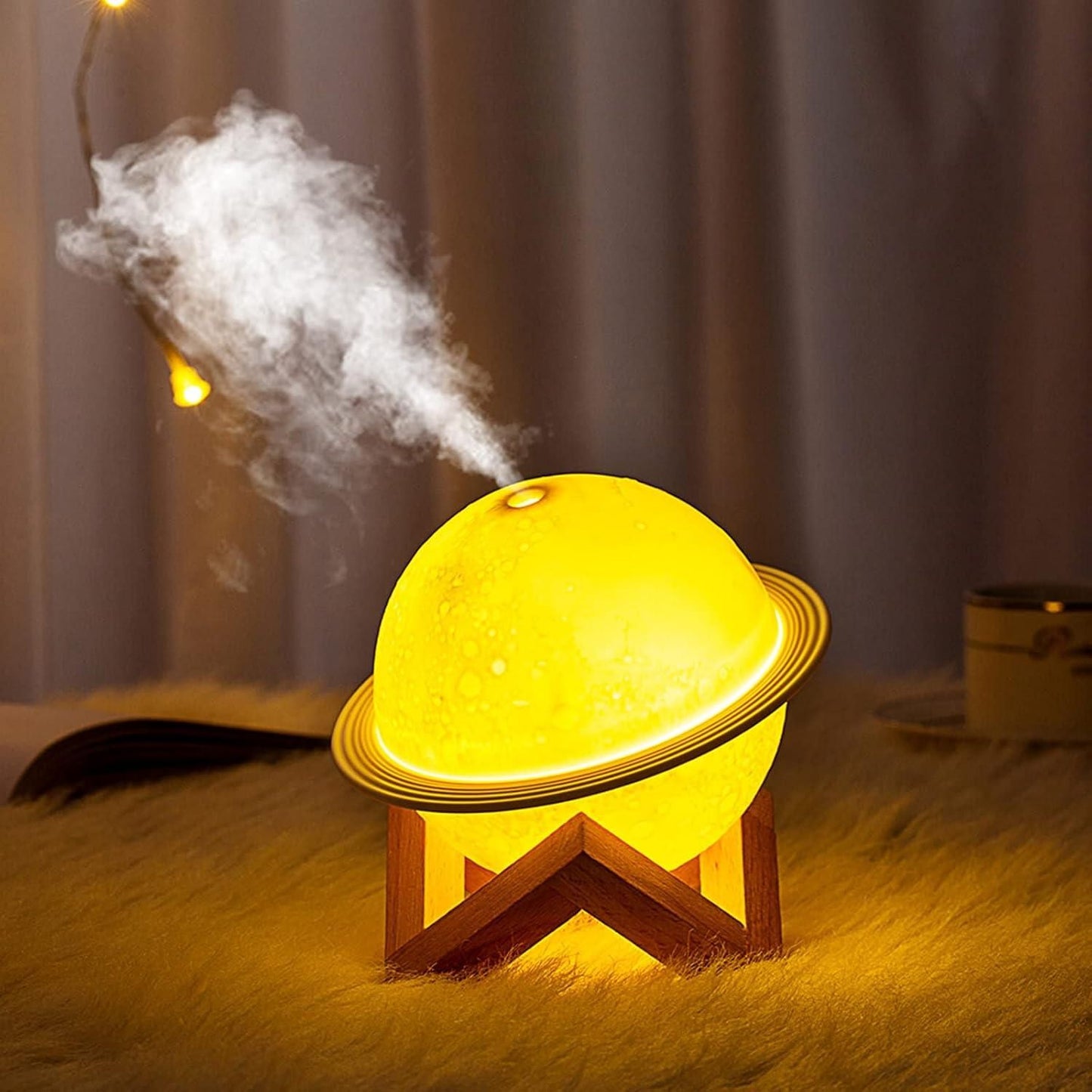 2 In 1 Moon Lamp| Cool Mist Humidifiers| Home Decorative